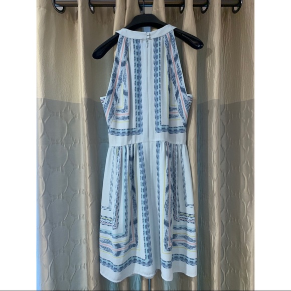 BCBG Maxazria Blue Printed Short Dress - Picture 2 of 8